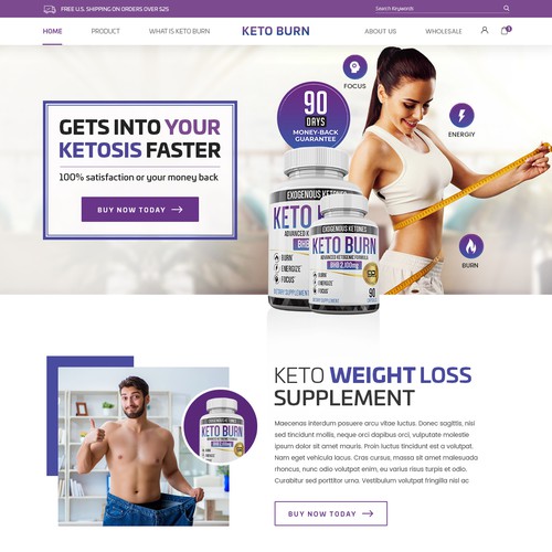 Supplement Company Looking to Hire Someone to Create A Landing Page for a Product