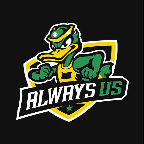 Always Us Basketball Team Logo