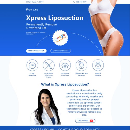 Medical Health Landing Page