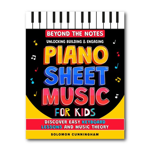 Cover book for kids Piano sheet music