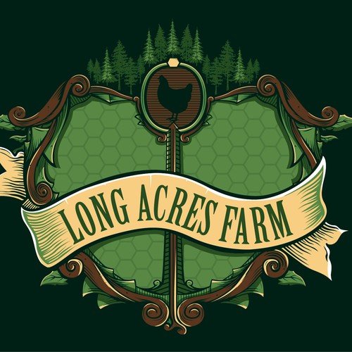 Chicken and Honey Farm Logo