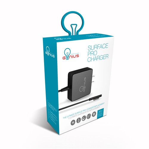 Packaging redesign for Surface Pro Charger