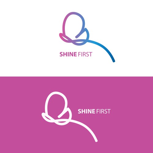 Shine First Logo Design