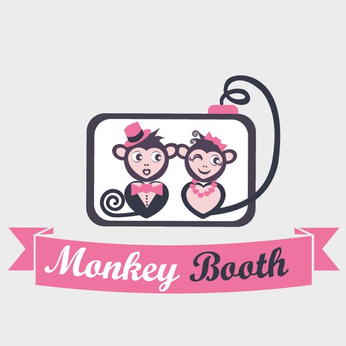 Monkey see, Monkey Booth! (logo)