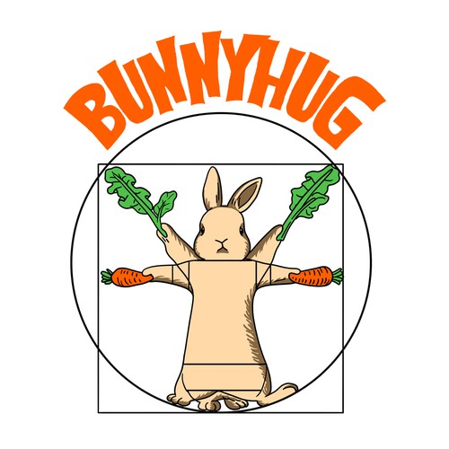 design concept for clothing brand bunnyhug