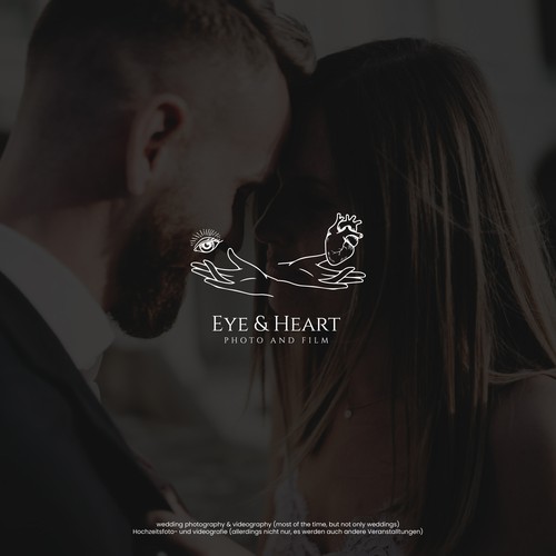 Hand drawn Photography logo.