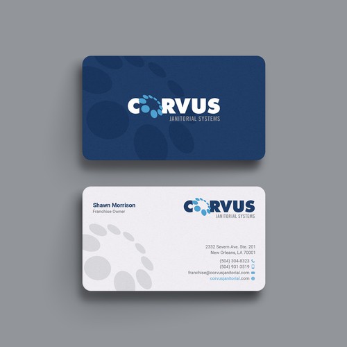 Elegant Business card for CORVUS