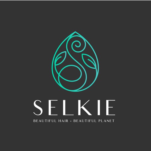 Logo for eco-friendly haircare brand