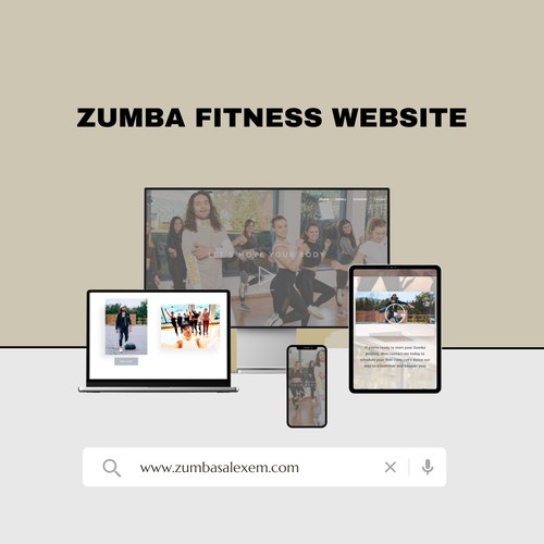 Zumba Fitness Website Design 