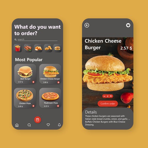 Food App Design