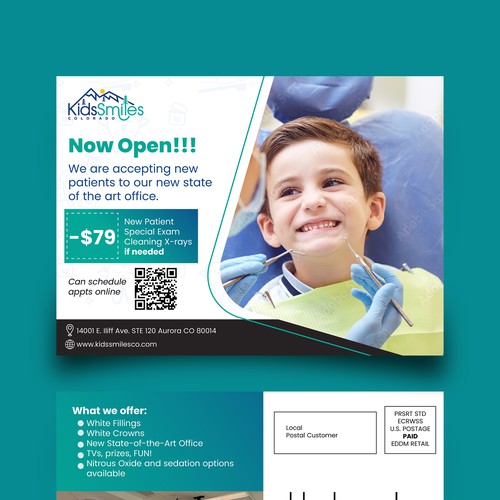 Pediatric Postcard flyer design