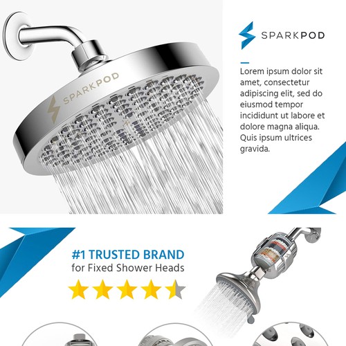 Enhanced Brand Content for Amazon Shower Product Pages