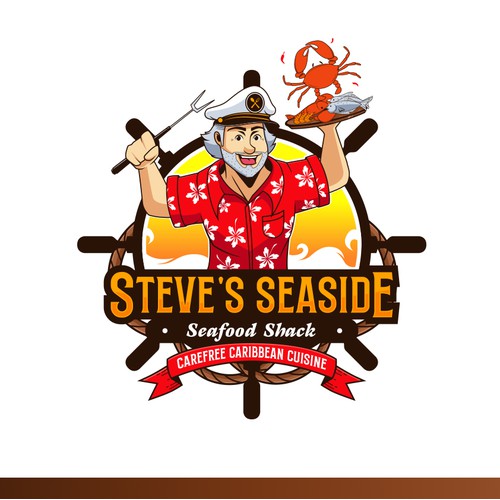 Steve's Seaside Seafood Shack Logo