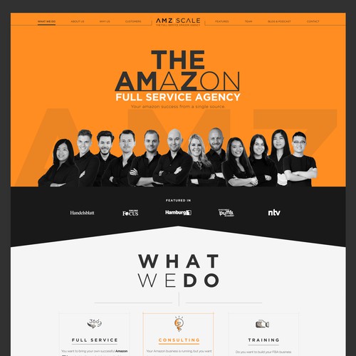 Creative Web landing Page