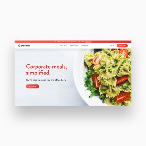 Modern Meal Delivery Website