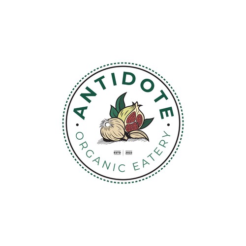 logo for organic eatery
