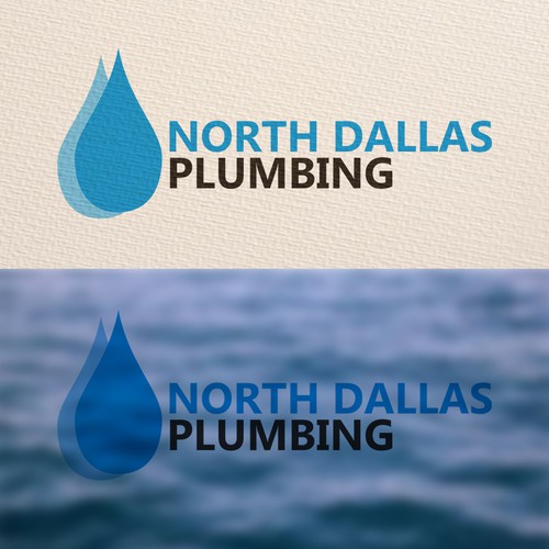 Logo concept for plumbing services