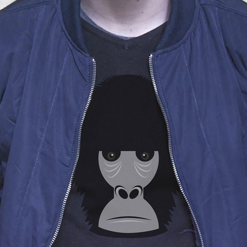 gorilla illustration 
