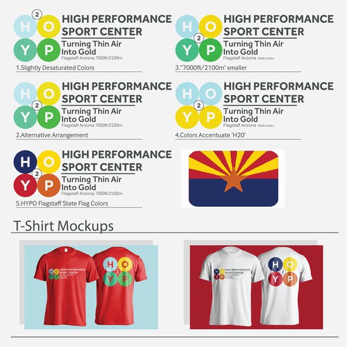 Create T-shirt design for International Altitude Training Center for Olympic Athletes