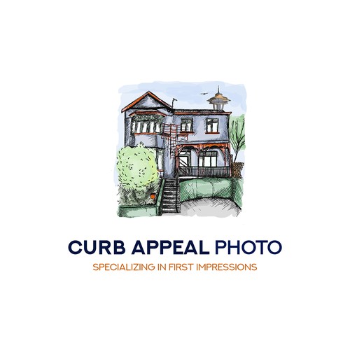 Logo concept for Curb Appeal Photo