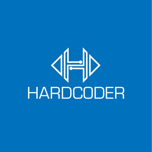 A bold logo for HARDCODER a software company