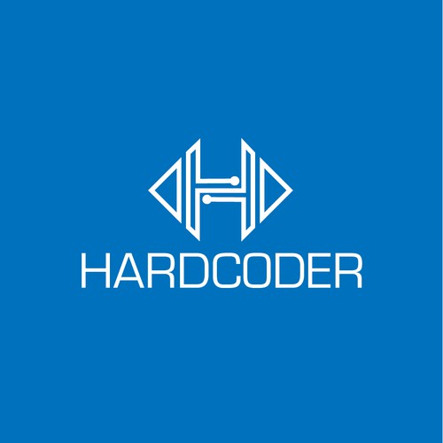 A bold logo for HARDCODER a software company