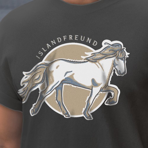 Icelandic Horse T-shirt Design