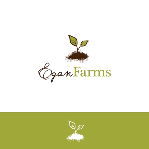 Organic logo design for Egan farms