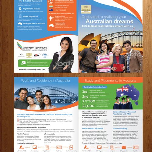 CREATE AN INSPIRING BROCHURE FOR IMMIGRATION