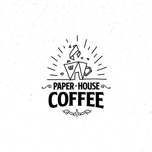 Logo concept for Paper House Coffee