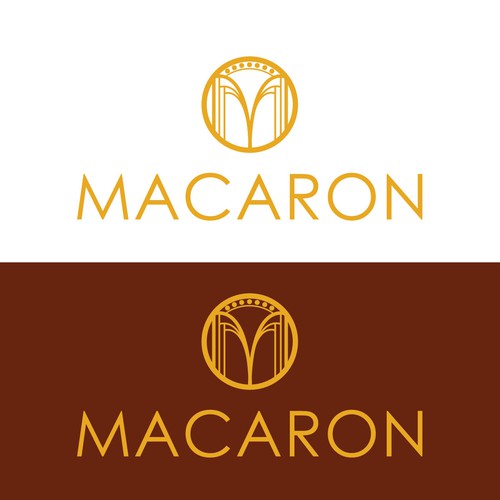 Art deco inspired confectionery logo