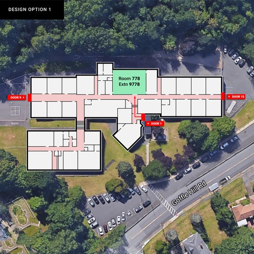 A Digital School Floor Plan Design