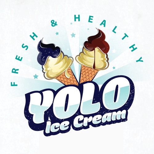Bold Logo For Ice Cream Shop