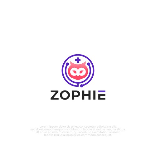 Bold logo for Zophie