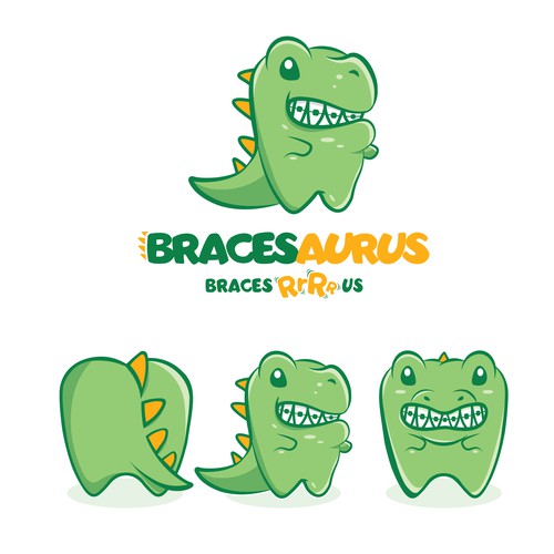 Bracesaurus Logo Design