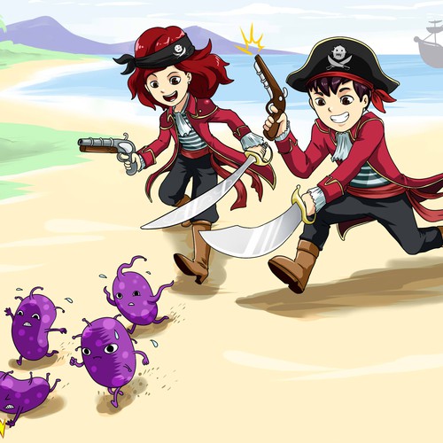 A pirate duo to impress the kids