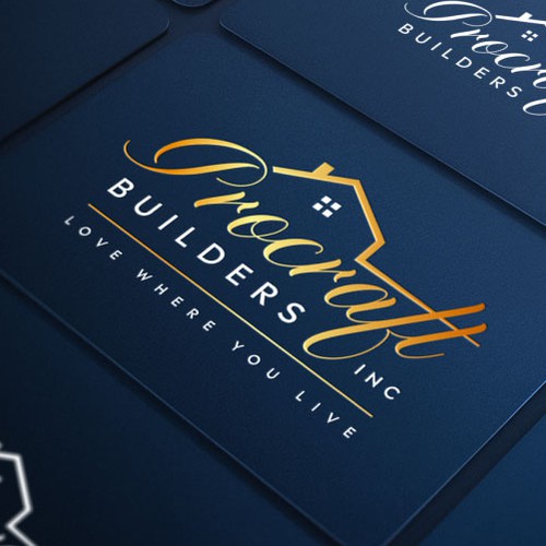 Logo design for Procraft Builders Inc.