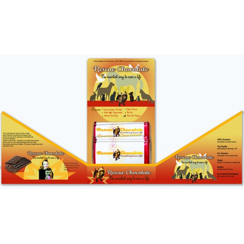 Create the Counter Display for Rescue Chocolate's Life-Saving Sweets!