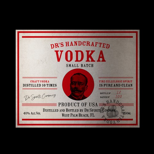 Vodka-Label Design 