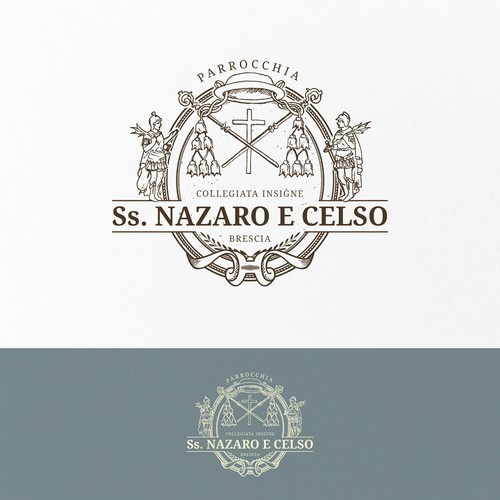 Logo per un'antica chiesa di Brescia