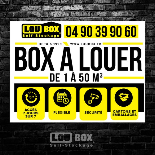Création affiche 4X3 Loubox