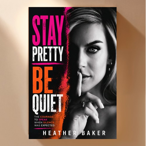 Bold, Modern Memoir Cover Design