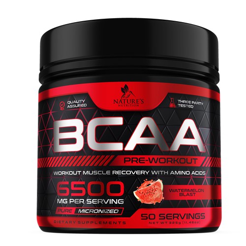 BCAA Pre Workout Design