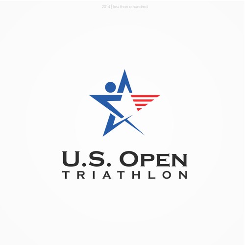 U.S. Open Triathlon Logo Design