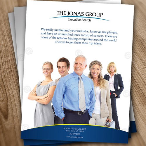 Help The Jonas Group with a new Full Page Ad