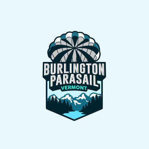 Badge logo for parasail event