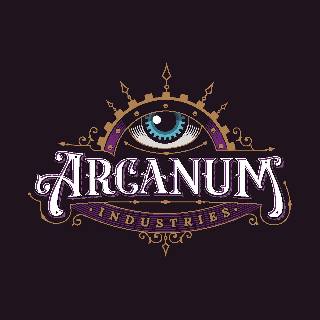 Steam punk magical eye for a company that will sell to the TCG community