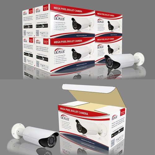 Design for surveillance cameras package
