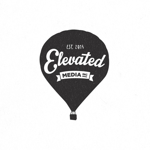 Vintage Logo For Elevated Media Inc.