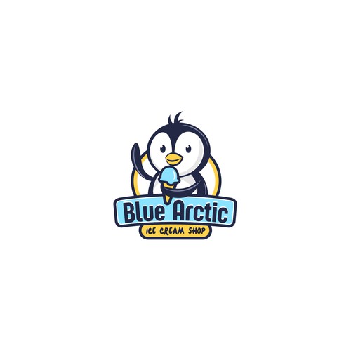 Logo for an Ice Cream Shop